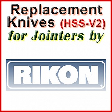 Replacement Blades (HSS) for Jointers by Rikon