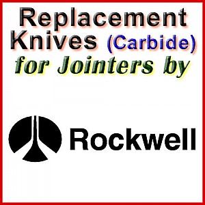 Replacement Blades (Carbide) for Jointers by Rockwell