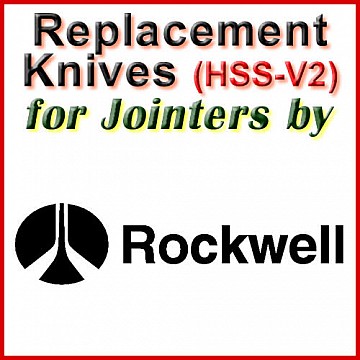 Replacement Blades (HSS) for Jointers by Rockwell