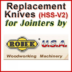 Replacement HSS-V2 Knives for Jointers by Rojek Replacement HSS-V2 Knives for Jointers by Rojek