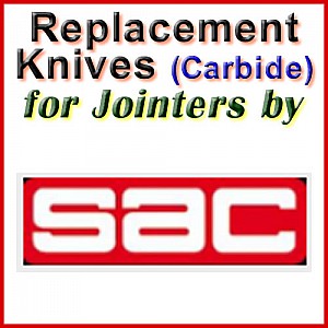 Replacement Blades (Carbide) for Jointers by SAC