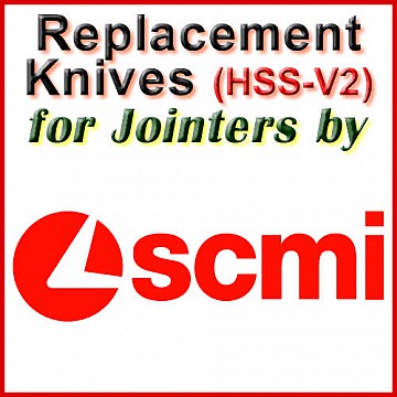 Replacement Blades (HSS) for Jointers by SCMI