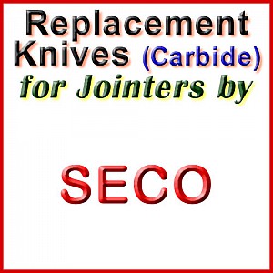 Replacement Blades (Carbide) for Jointers by Seco