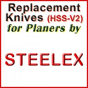 Replacement HSS-V2 Knives for Planers by Steelex Replacement HSS-V2 Knives for Planers by Steelex