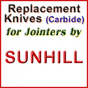 Replacement Blades (Carbide) for Jointers by Sunhill