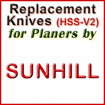 Replacement Blades (HSS) for Planers by Sunhill