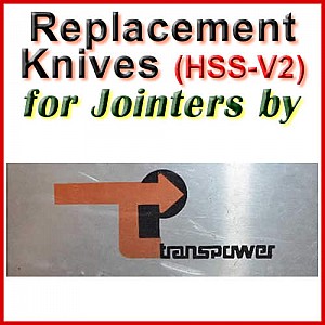 Replacement HSS-V2 Knives for Jointers by Transpower Replacement HSS-V2 Knives for Jointers by Transpower