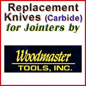 Replacement Blades (Carbide) for Jointers by Woodmaster