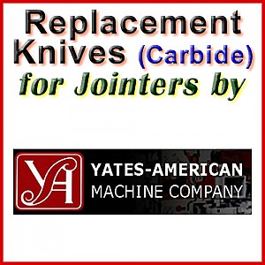 Replacement Blades (Carbide) for Jointers by Yates