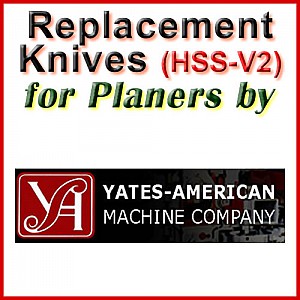 Replacement HSS-V2 Knives for Planers by Yates Replacement HSS-V2 Knives for Planers by Yates