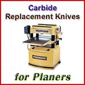 Carbide Planer Knife Sets, sorted by Machine Manufacturer