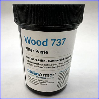 Wood 737: Filler Paste (Jar of 0.25LB)