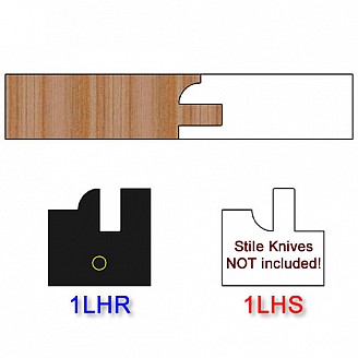 Rail Insert Knife Left Hand (LH) Profile #1 (Single Knife)