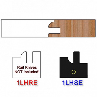 Stile Insert Knife Left Hand (LH) Profile #1 (Eased Edges for Stain Relief)-(Single Knife) Stile Insert Knife Left Hand (LH) Profile #1 (Eased Edges for Stain Relief)-(Single Knife)