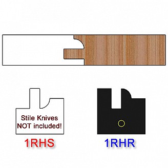 Rail Insert Knife Right Hand (RH) Profile #1 (Single Knife) Rail Insert Knife Right Hand (RH) Profile #1 (Single Knife)