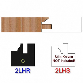 Rail Insert Knife Left Hand (LH) Profile #2 (Single Knife)