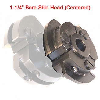Centered Stile Cutter Head with 1-1/4" Bore (without Insert Knives) Centered Stile Cutter Head with 1-1/4" Bore (without Insert Knives)