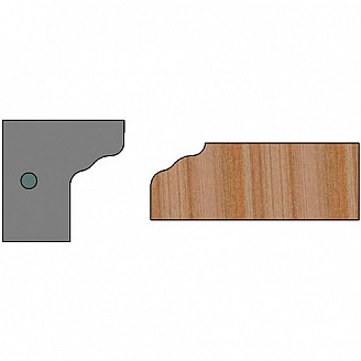 Single Door Edge Insert Knife, Profile #3, Left Hand (LH)