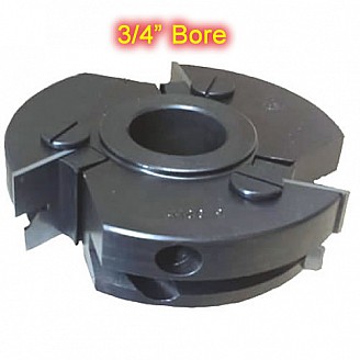 Left Hand (LH) Stile Cutter Head for Glass Doors with 3/4" Bore (without Insert Knives) Left Hand (LH) Stile Cutter Head for Glass Doors with 3/4" Bore (without Insert Knives)