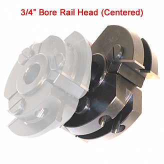 Left Hand (LH) Rail Cutter Head with 3/4" Bore (without Insert Knives) Left Hand (LH) Rail Cutter Head with 3/4" Bore (without Insert Knives)