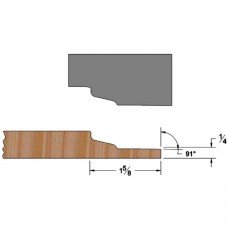 Set of 3 Carbide Insert Knives for Titan Heads: Raised Panel, Profile: #12