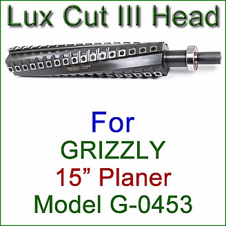Lux Cut III Head for GRIZZLY 15'' Planer, Model G0453