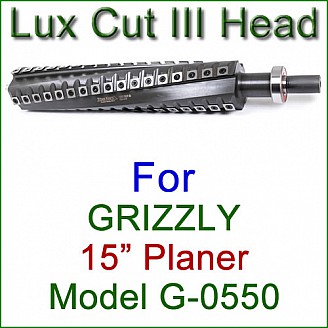 Lux Cut III Head for GRIZZLY 15'' Planer, Model G0550