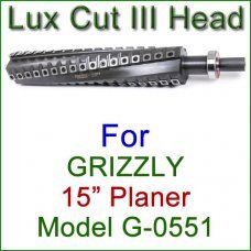 Lux Cut III Head for GRIZZLY 15'' Planer, Model G0551