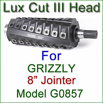 Lux Cut III Head for GRIZZLY 8'' Jointer, Model G0857
