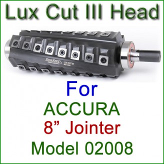 Lux Cut III Head for ACCURA 8'' Jointer, Model 02008