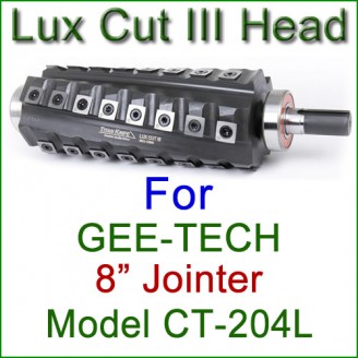 Lux Cut III Head for GEE-TECH 8'' Jointer, Model CT-204L