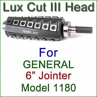 Lux Cut III Head for GENERAL 6'' Jointer, Model 1180