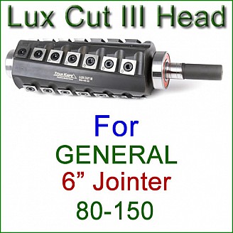 Lux Cut III Head for GENERAL 6'' Jointer, Model 80-150