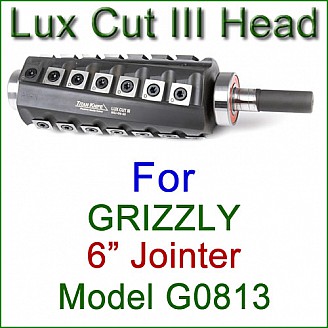 Lux Cut III Head for GRIZZLY 6'' Jointer, Model G0813