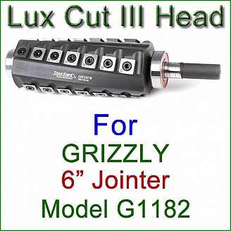 Lux Cut III Head for GRIZZLY 6'' Jointer, Model G1182