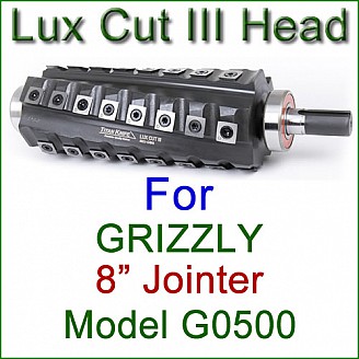 Lux Cut III Head for GRIZZLY 8'' Jointer, Model G0500