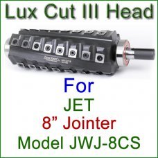 Lux Cut III Head for JET 8'' Jointer, Model JWJ-8CS