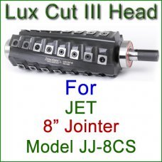 Lux Cut III Head for JET 8'' Jointer, Model JJ-8CS