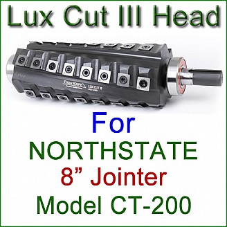 Lux Cut III Head for NORTHSTATE 8'' Jointer, Model CT-200 Lux Cut III Head for NORTHSTATE 8'' Jointer, Model CT-200