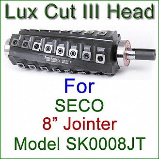 Lux Cut III Head for Seco 8'' Jointer, Model SK0008JT