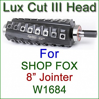 Lux Cut III Head for SHOP FOX 8'' Jointer, Model W1684