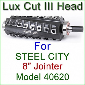 Lux Cut III Head for STEEL CITY 8'' Jointer, Model 40620