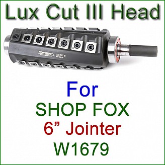 Lux Cut III Head for SHOP FOX 6'' Jointer, Model W1679