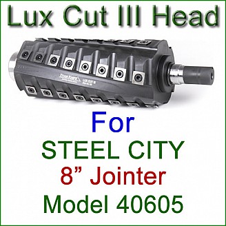 Lux Cut III Head for STEEL CITY 8'' Jointer, Model 40605
