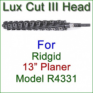 Lux Cut III Head for RIDGID 13'' Planer, Model R4331