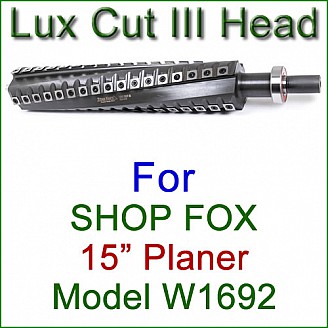 Lux Cut III Head for SHOP FOX 15'' Planer, Model W1692