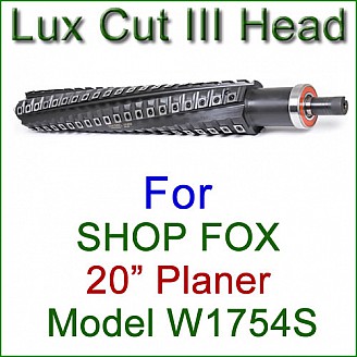 Lux Cut III Head for SHOP FOX 20'' Planer, Model W1754S