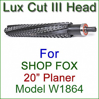 Lux Cut III Head for SHOP FOX 20'' Planer, Model W1864