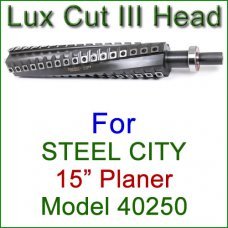 Lux Cut III Head for STEEL CITY 15'' Planer, Model 40250