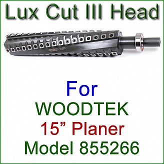 Lux Cut III Head for WOODTEK 15'' Planer, Model 855266